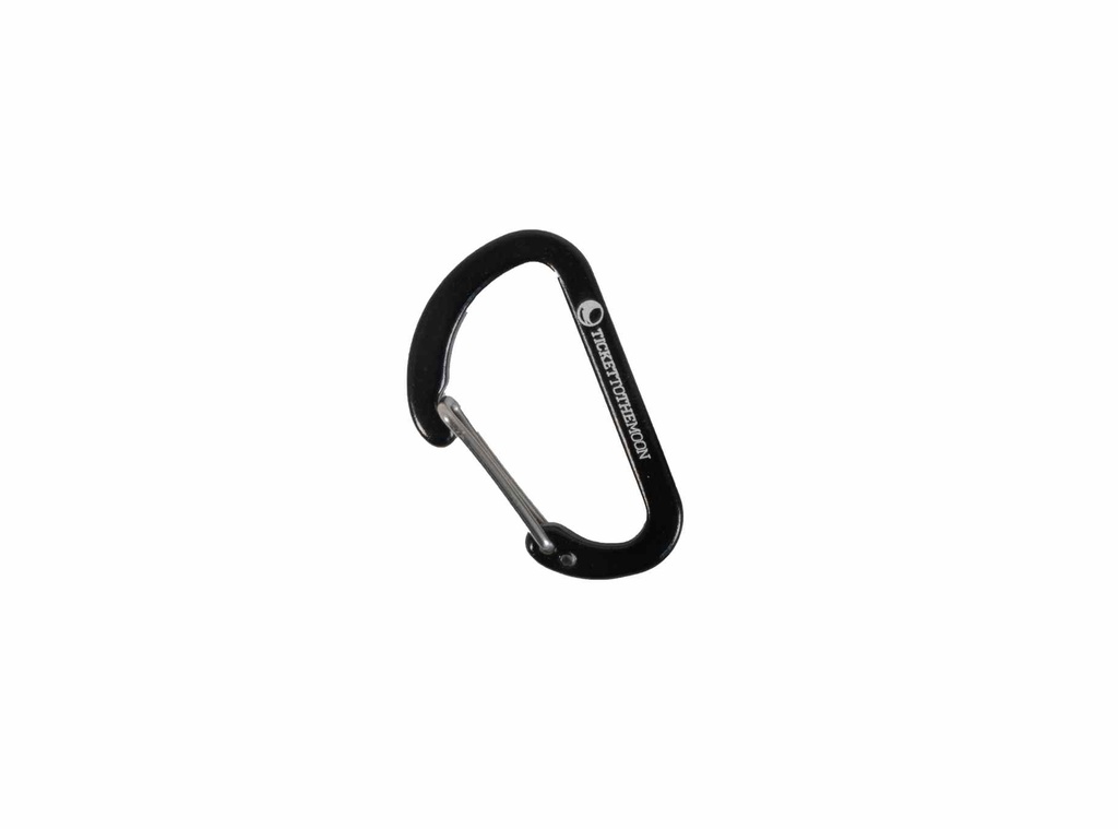 Pack of 8 Aluminium accessory carabiners (30Kg) [TMBINER03]